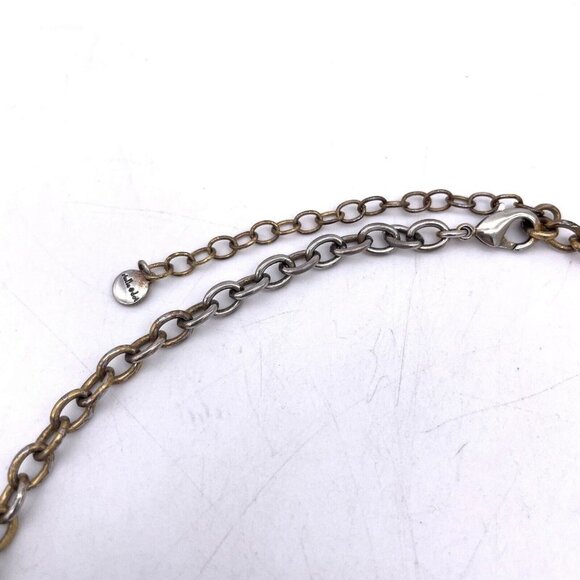 Stella & Dot Rhinestone Chunky Necklace Signed Lobster Closure Adjustable 22" - Picture 4 of 4